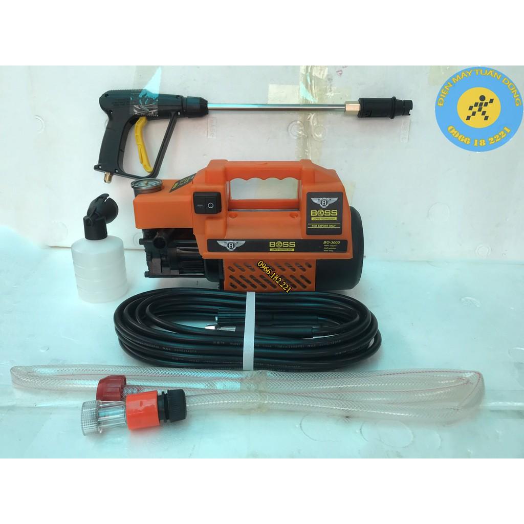 Máy Rửa Xe Máy Boss 3000W TẶNG bình bọt xà phòng