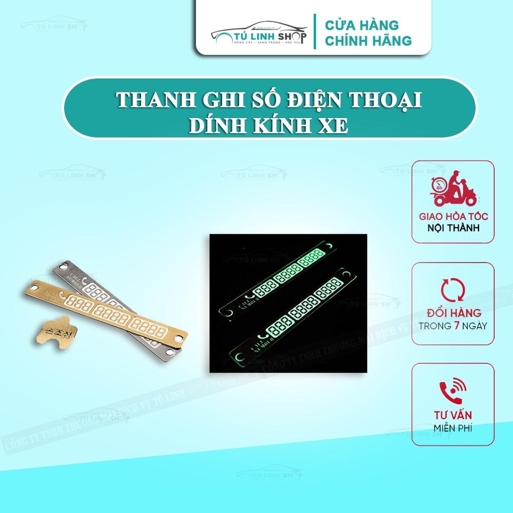 Bảng ghi số điện thoại gắn kính ô tô khi đỗ xe