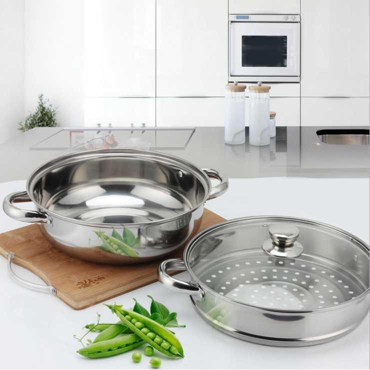 NỒI HẤP INOX 2 TẦNG ĐA NĂNG