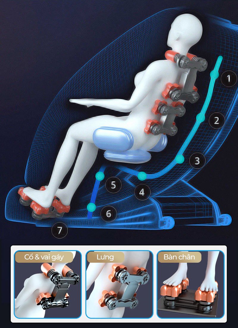 Ghế massage Toàn thân Oreni OR-160