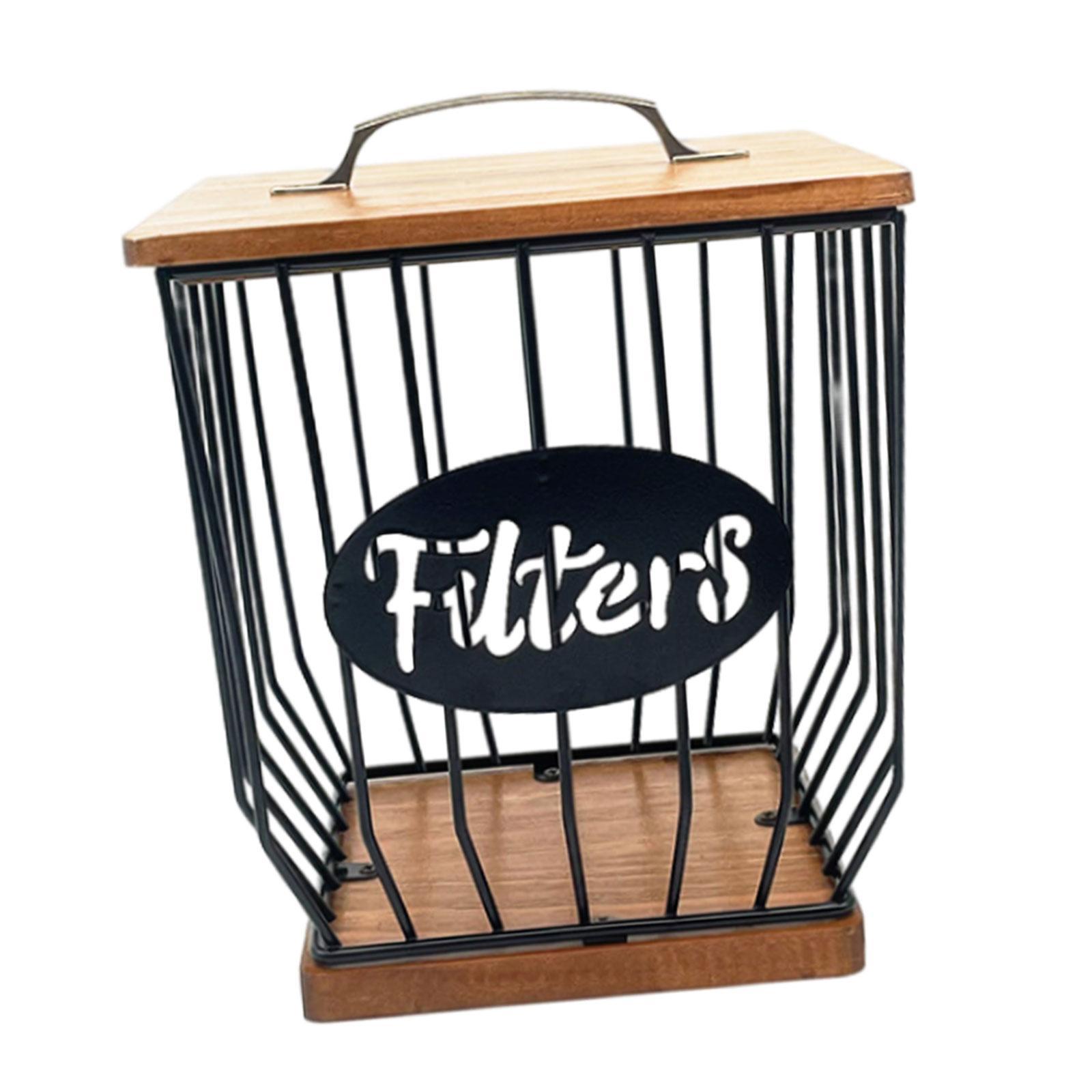 Coffee Pod Holder Coffee Pod Container Organizer Cup Metal Coffee Bar Accessories Coffee Pod Basket for Kitchen Countertop Espresso Capsules