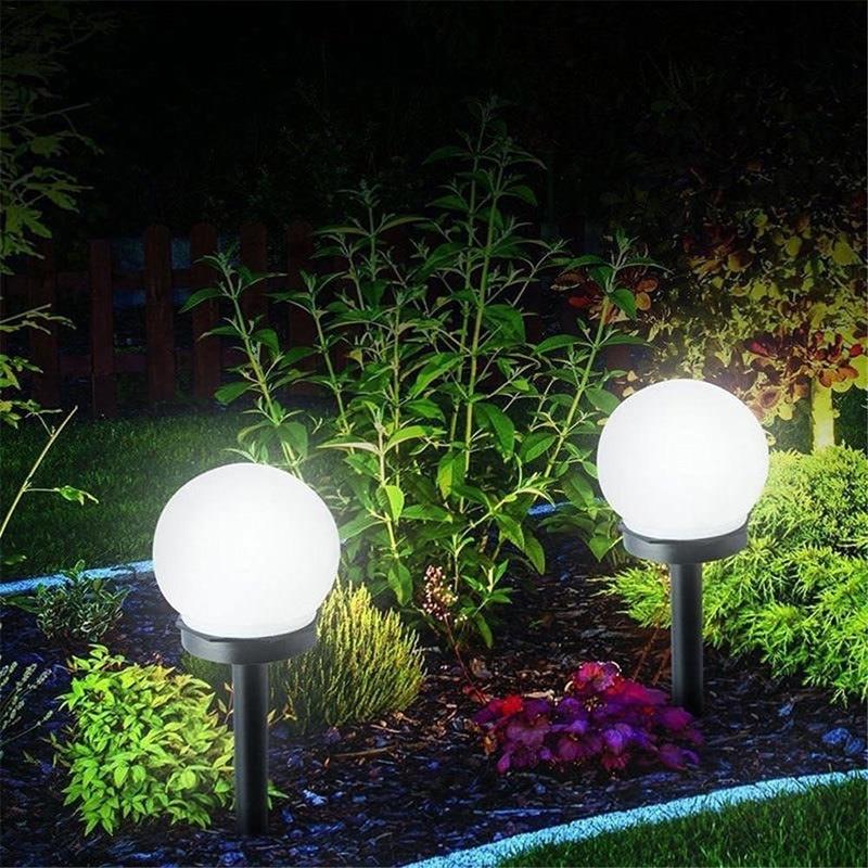 Bóng Đèn LED Năng Lượng Mặt Trời Hình Cầu Chống Thấm Nước Trang Trí Đường Đi/Sân Vườn