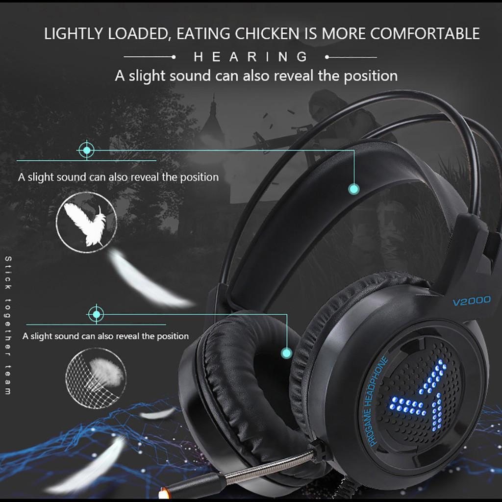 Gaming 7.1 Kênh Tai Nghe Tai Nghe Có Microphone Stereo Thiết Kế Chuyên Nghiệp Dành Cho Máy Tính Laptop Game Thủ