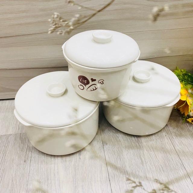Phụ kiện thố sứ, lõi sứ, nắp thuỷ tinh nồi nấu cháo Bear 1,6l cho bé - Hàng chính hãng