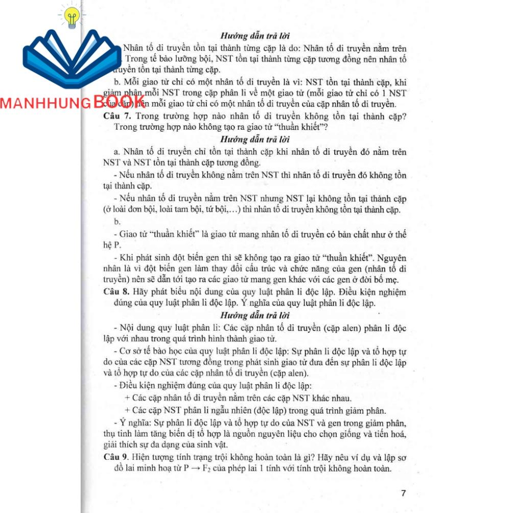 Sách - Bồi Dưỡng Học Sinh Giỏi Sinh Học 9 - ( thầy Phan Khắc Nghệ)