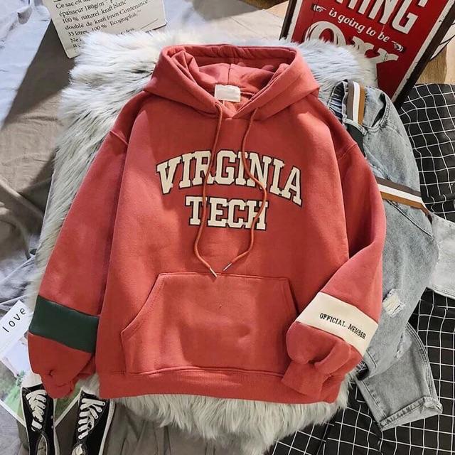 Áo khoác hoodie nỉ việt VIRGINIA -ảnh thật