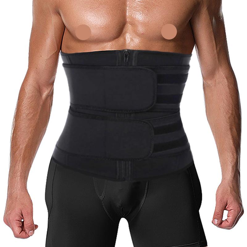 CXZD Nam Eo Huấn Luyện Cơ Thể Shapers Giảm Béo Người Mẫu Dây Vỏ Bọc Giảm Cân Bụng Shaper Tập Luyện Tông Đơ Cắt Dây Chéo