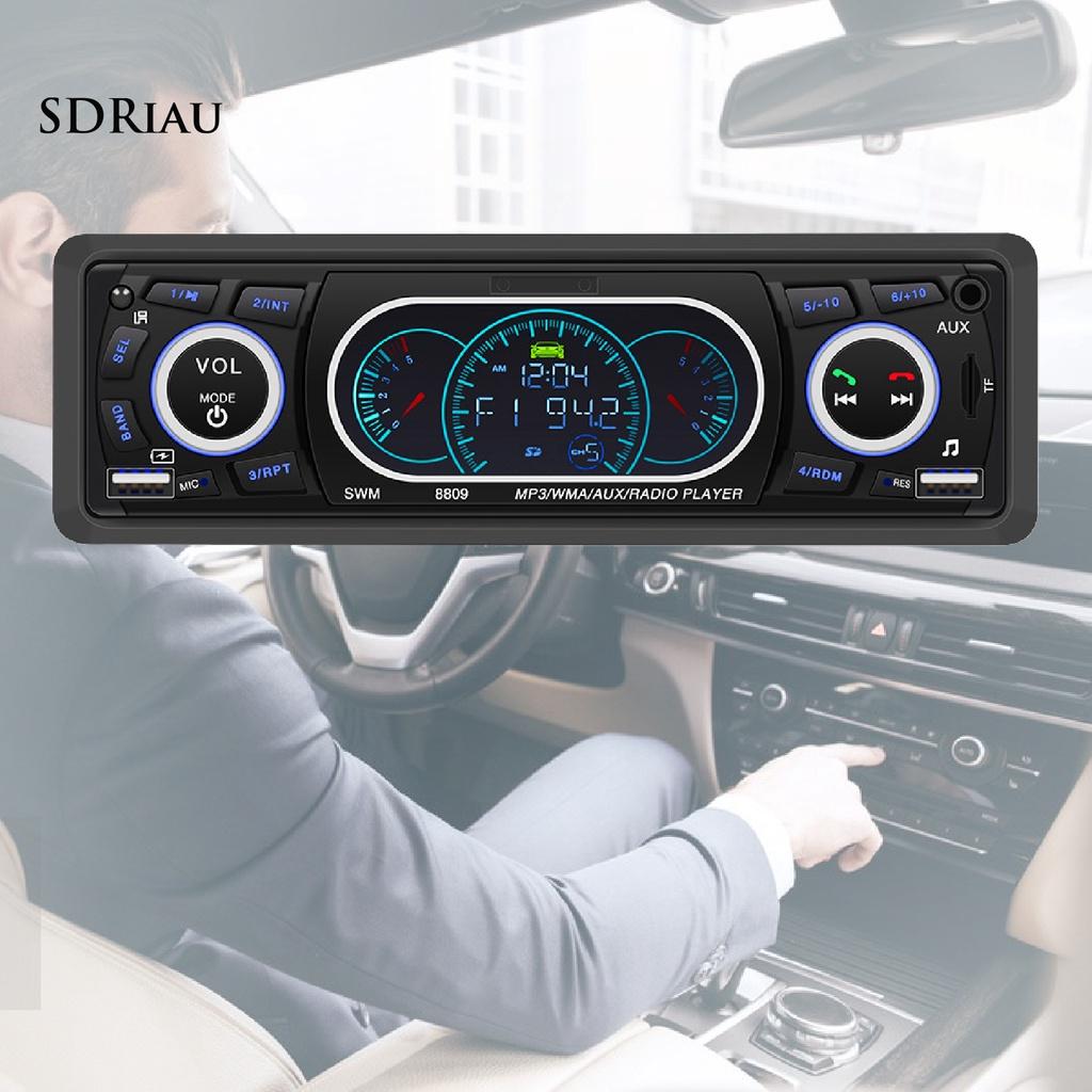 *QCDZ* SWM-8809 Multifunctional Dual USB Hands-free Calls Bluetooth In-Car Hands Free MP3 Player