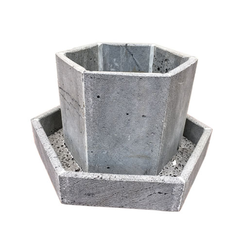 Chậu trồng cây ban công hình lục giác xinh xắn