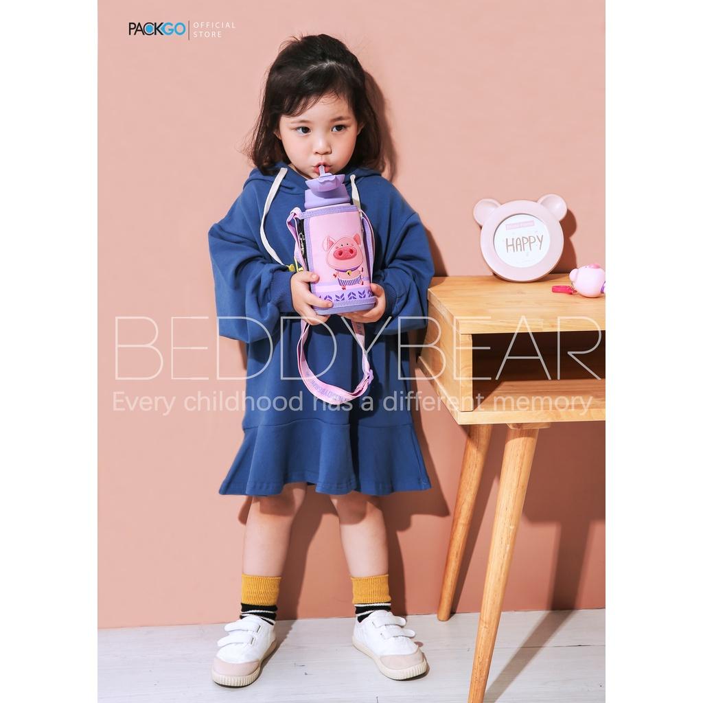 Bình giữ nhiệt cho Bé Trai hoặc Gái / Chính hãng 100% BEDDYBEAR/ BEDDY BEAR/ họa tiết cho Heo / phù hợp Bé từ 2 tuổi trở