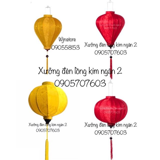 Đèn lồng đỏ hội an lụa vân