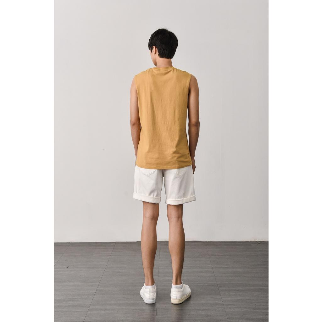 TANKTOP - Áo thun ba lỗ 3 màu basic chất đẹp, hình thêu - 10S21TTO002 LASTORE MENSWEAR