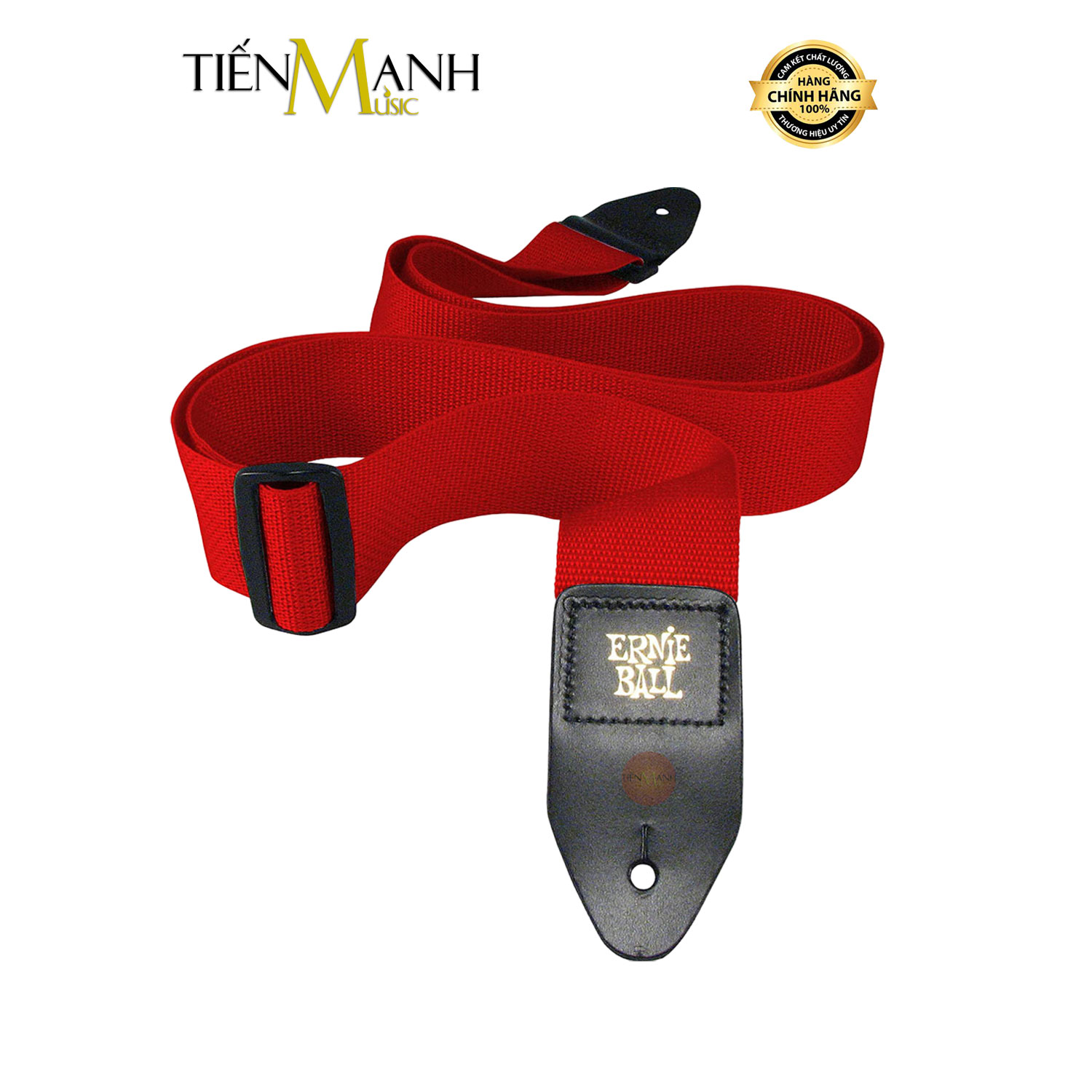 Dây Đeo Guitar Ernie Ball Cao Cấp Nhiều Màu Sắc Cho Đàn Acoustic, Classic, Electric, Bass Polypro Strap Hàng Chính Hãng - Kèm Móng Gảy DreamMaker