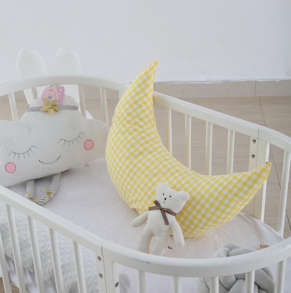 Gối Ngủ Cho Trẻ Sơ Sinh Đạo Cụ Chụp Ảnh Siêu Mềm Mặt Trăng Gối Cho Trẻ Sơ Sinh Hình Định Vị Cho Bé Ngủ Trang Trí Phòng Thu Chụp Hình