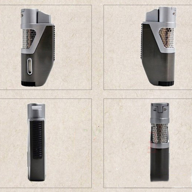 Vỏ Hột Quẹt Bật Lửa khò 1 tia  H098 hiển thị mức nhiên liệu đẹp độc lạ - dùng gas cao cấp (KHÔNG XĂNG KHÔNG GAS)