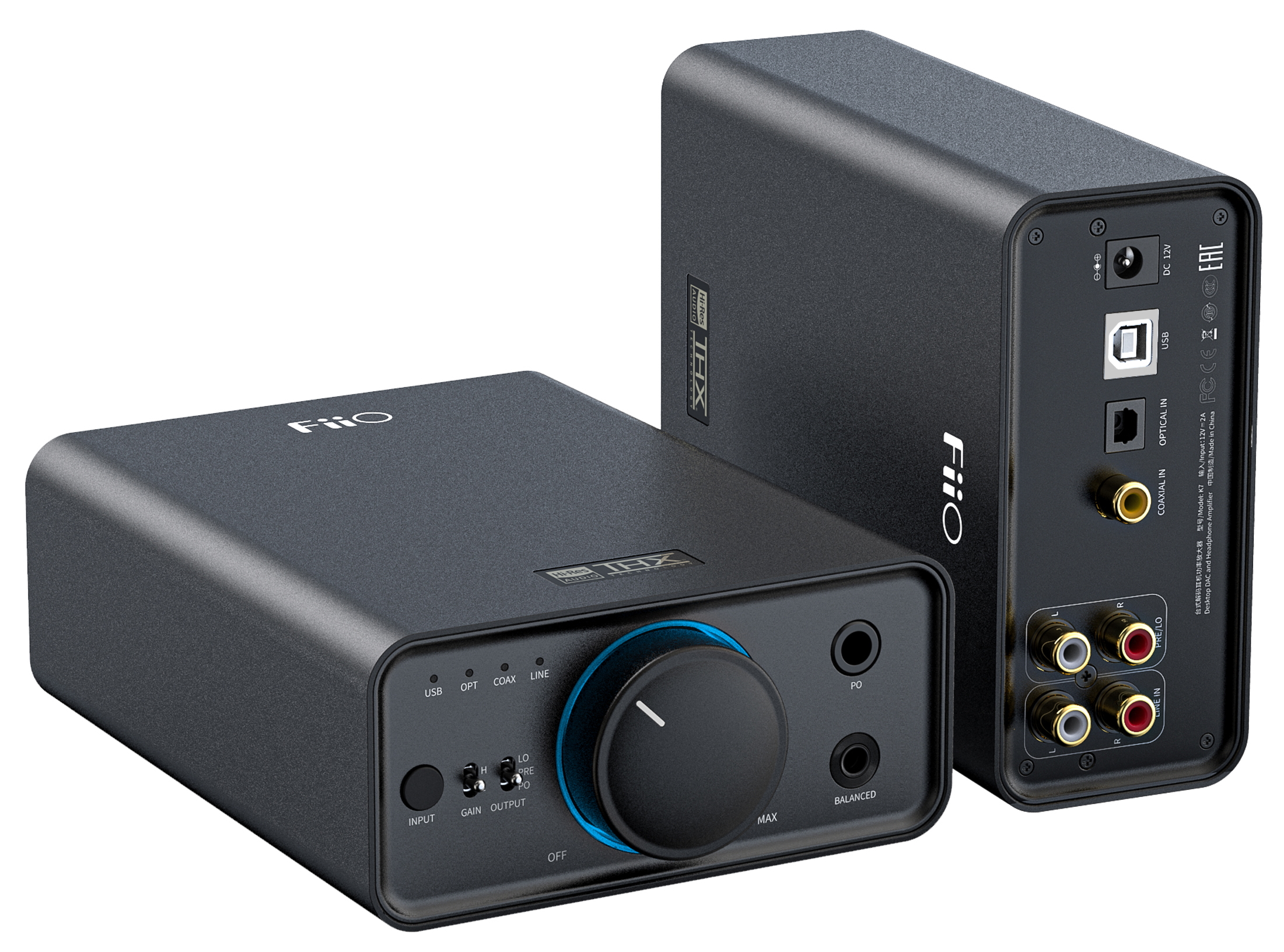 Bộ Giải Mã Desktop Amp FiiO K7 - Hàng Nhập Khẩu