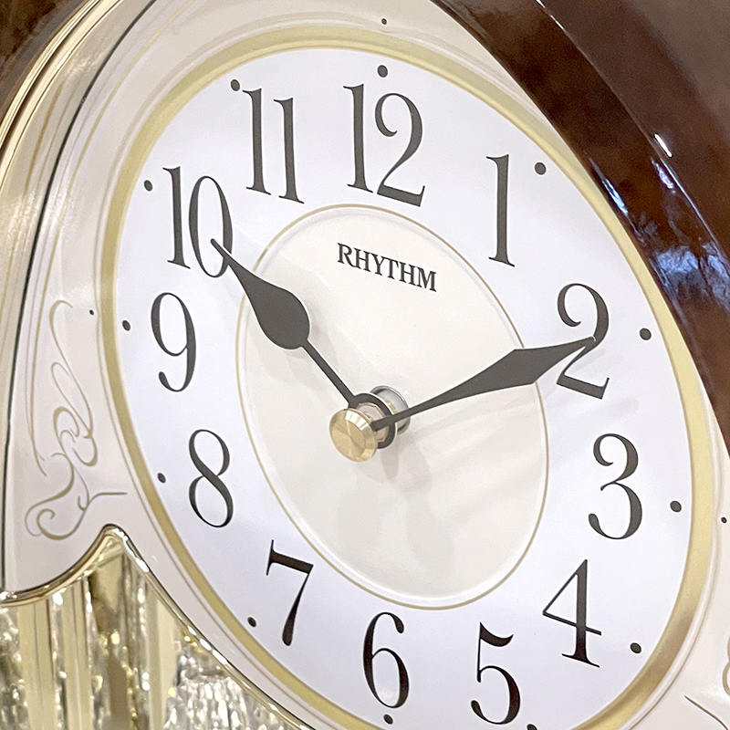Đồng hồ để bàn Nhật Bản Rhythm 4RJ636WD23 Kt 20.0 x 24.5 x 10.0cm, 900g Vỏ nhựa. Dùng Pin.
