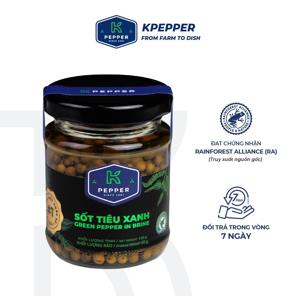 Sốt tiêu xanh ngâm dấm K Pepper 130g KPHUCSINH - Hàng Chính Hãng