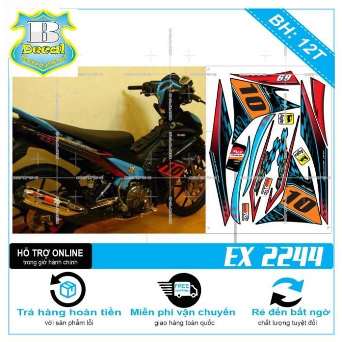 Tem rời dành cho EX 2011 SỐ 10 CHẾ MÀU