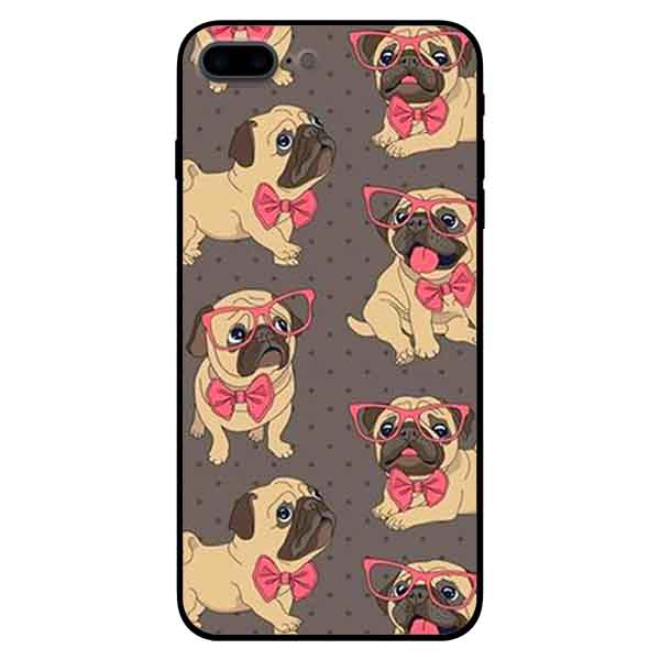 Ốp in cho iPhone 7 Plus / 8 Plus mẫu Cún Nơ