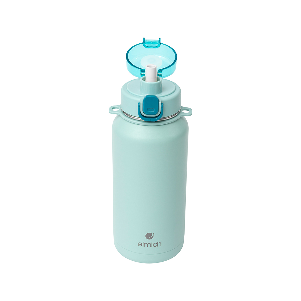 Bình Giữ Nhiệt Inox 316 Elmich EL0916 1.1L, Hàng Chính Hãng, Kèm Dây Đeo Và Ống Hút - JoyMall