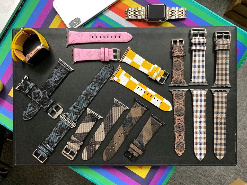 Dây đeo bằng da thay thế cho đồng hồ thông minh Apple Watch đủ size