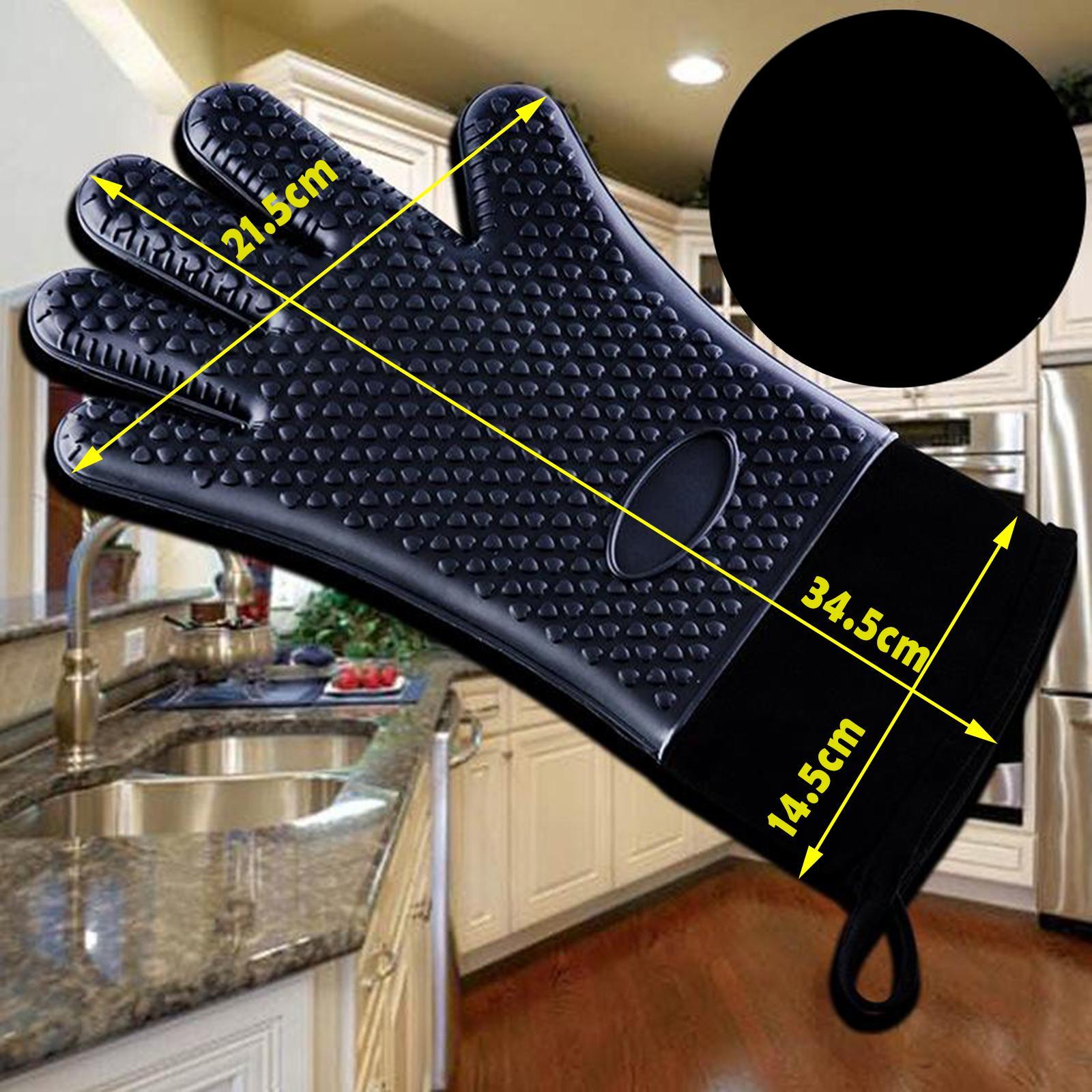 Premium Oven Gloves Insulated Long Anti-scalding Mitts for Cooking