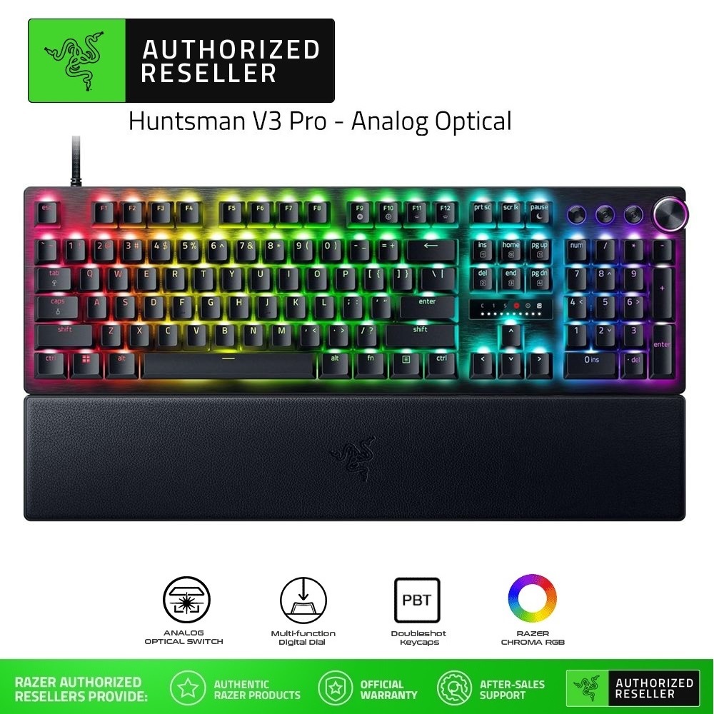 [Mới, hàng chính hãng] Bàn phím Razer Huntsman V3 Pro