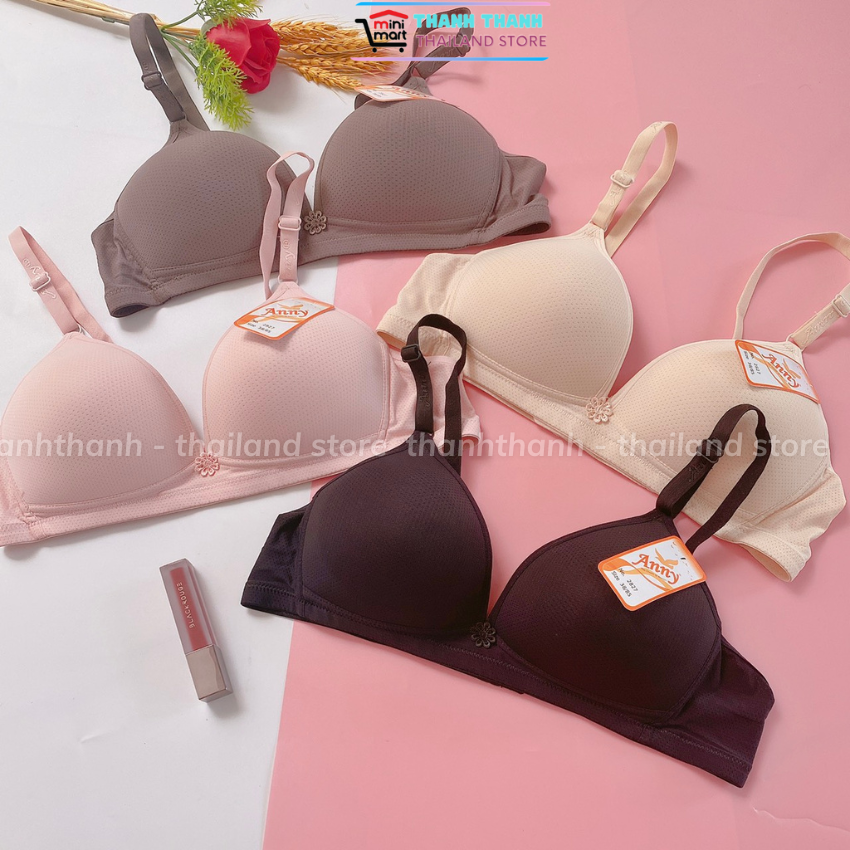Áo ngực thông hơi, không mút, không gọng, mặc thoải mái - Anny Thái Lan 2827