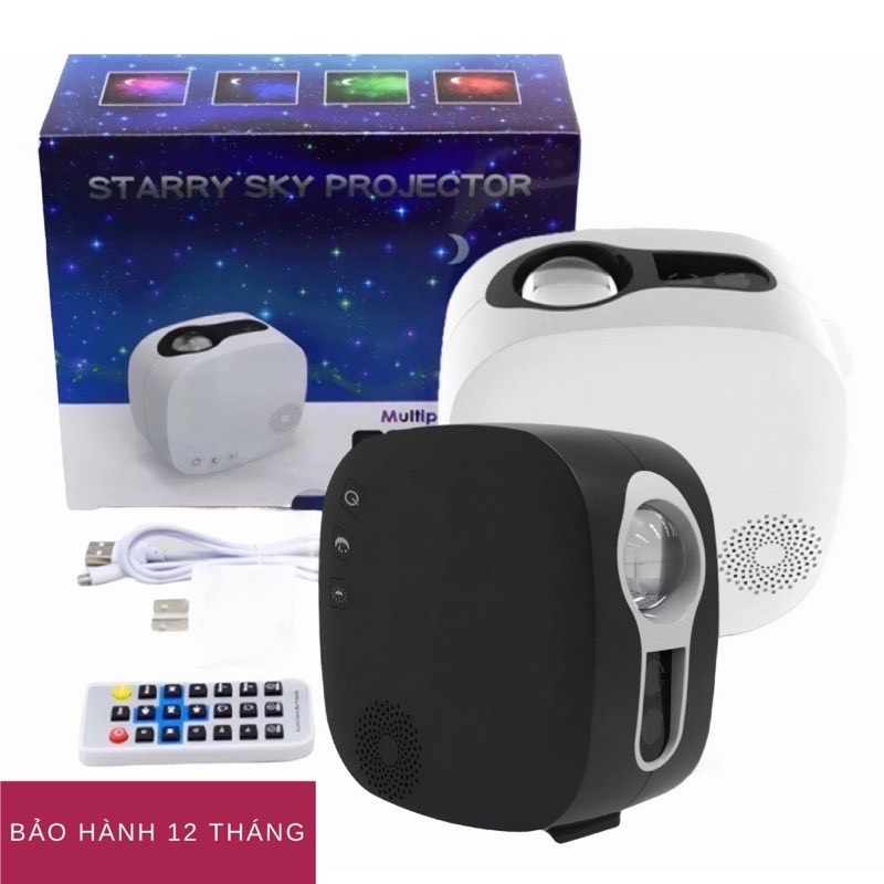 Đèn thiên hà V.2 mới nhất chiếu bầu trời sao kết hợp loa bluetooth cho phòng ngủ và phòng bay.