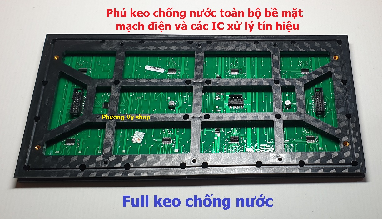 Led ma trận P10 màu đỏ phủ keo chống nước - Hàng chất lượng