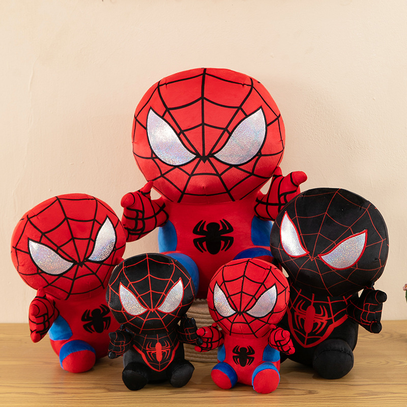 Gấu bông siêu anh hùng người nhện (Spiderman) 25cm--&gt;50cm mẫu mới 2 màu đỏ đen siêu hot siêu cute cho bé, hàng xịn cao cấp loại 1 an toàn cho trẻ nhỏ