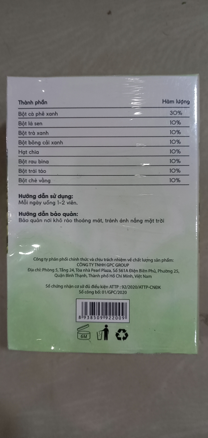Viên nén Nấm Hỗ trợ Giảm Cân Sbody Slim - Giảm Thèm Ăn Không Hại Sức Khoẻ - Tặng kèm thước dây đo vòng eo
