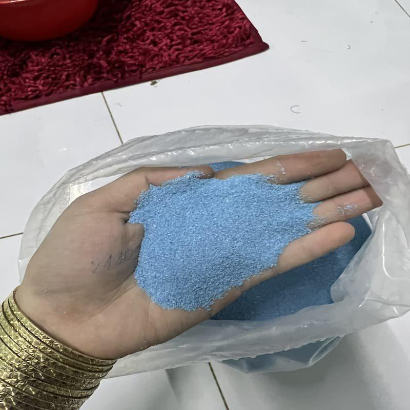 Cát Xanh Trang Trí Bể Cá Loại Cát Trắng Tự Nhiên, Có Độ Mịn Tốt, Cát Sạc túi (1kg)