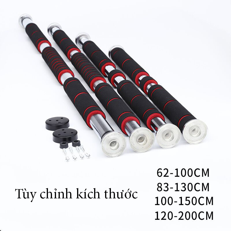 Xà Đơn Tăng Chiều Cao Đa Năng - Loại Inox Dày Xịn Chỉnh Nhiều Kích Thước - Có Hướng Dẫn Chi Tiết