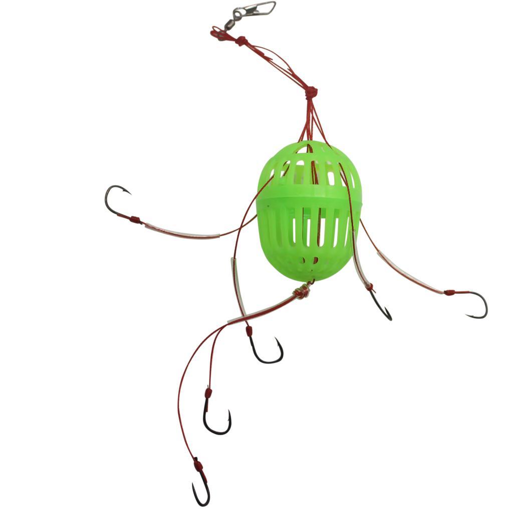 Explosive Fishing Hooks Bait Cage Trap Hook Fishing String Hook