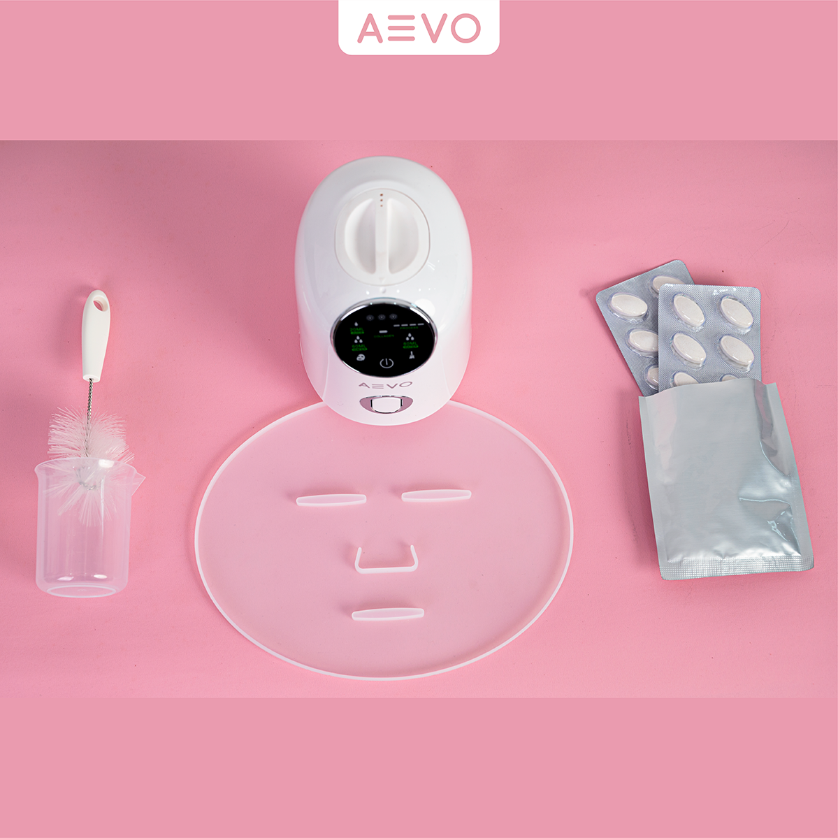 Máy Làm Mặt Nạ Từ Trái Cây Và Collagen AEVO Mask Maker, Máy Làm Mặt Nạ Đắp Mặt Tự Động Ở Nhà Mask Machine