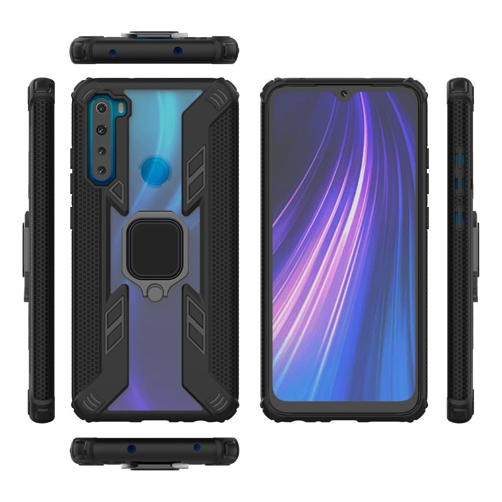 Ốp lưng Xiaomi Redmi Note 8 iRON MAN IRING TRONG SUỐT Nhựa PC cứng viền dẻo chống sốc