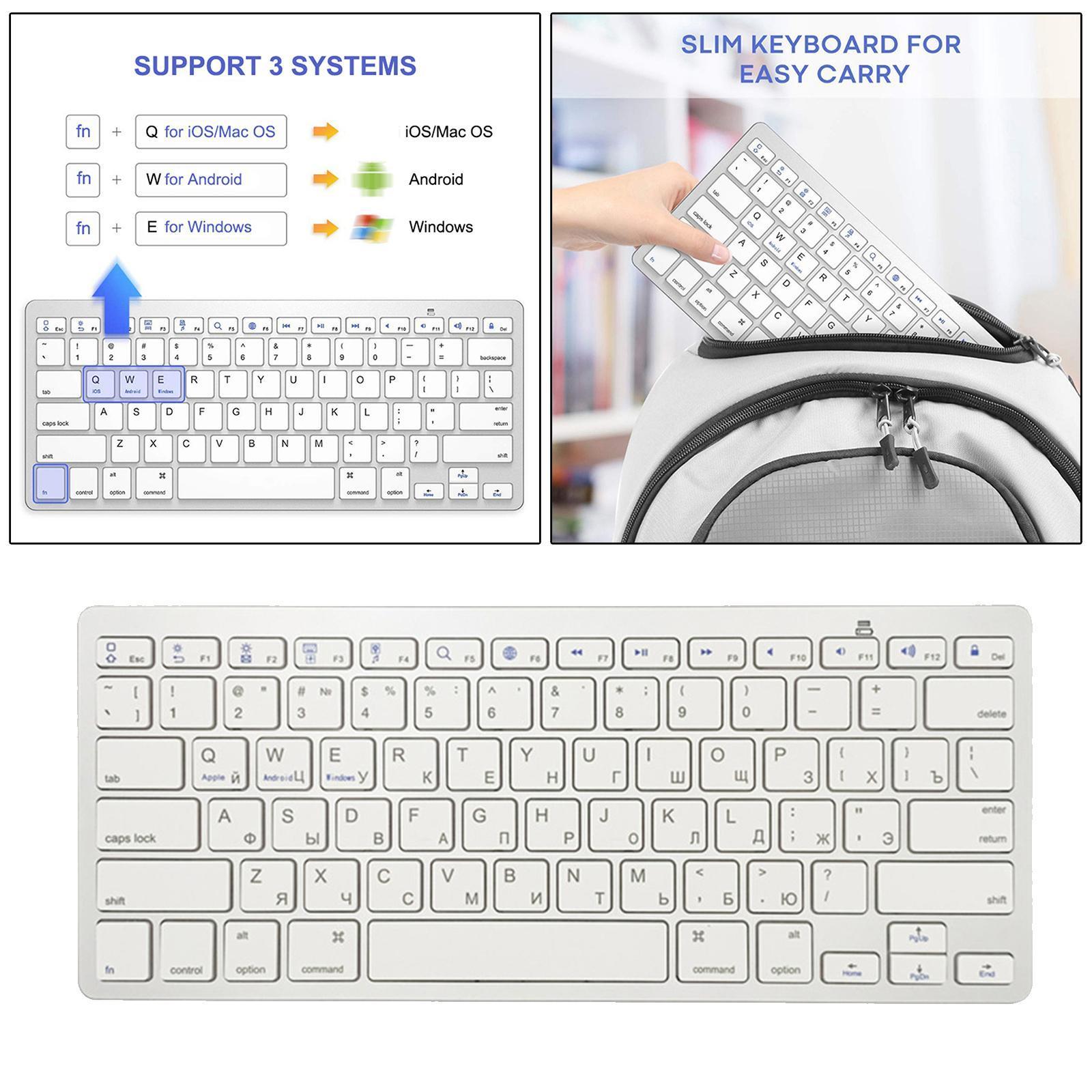 78 Keys  Keyboard Russian for Laptop Tablet Universal