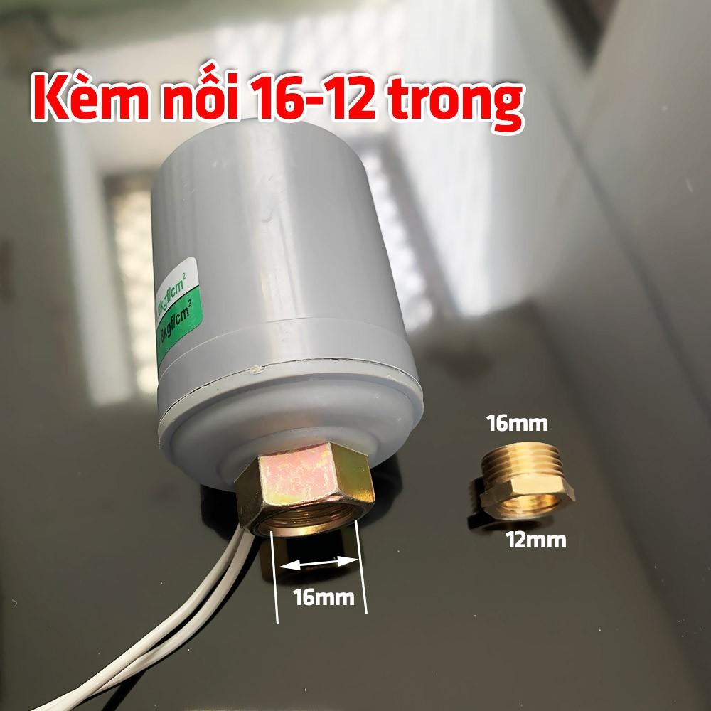 Rơ le relay rờ le van ngắt tự động máy bơm tăng áp loại tốt 12mm 16mm 21mm 1.8kg