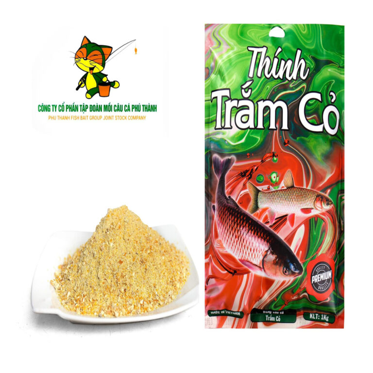 Thính trắm cỏ. Mồi câu cá Phú Thành