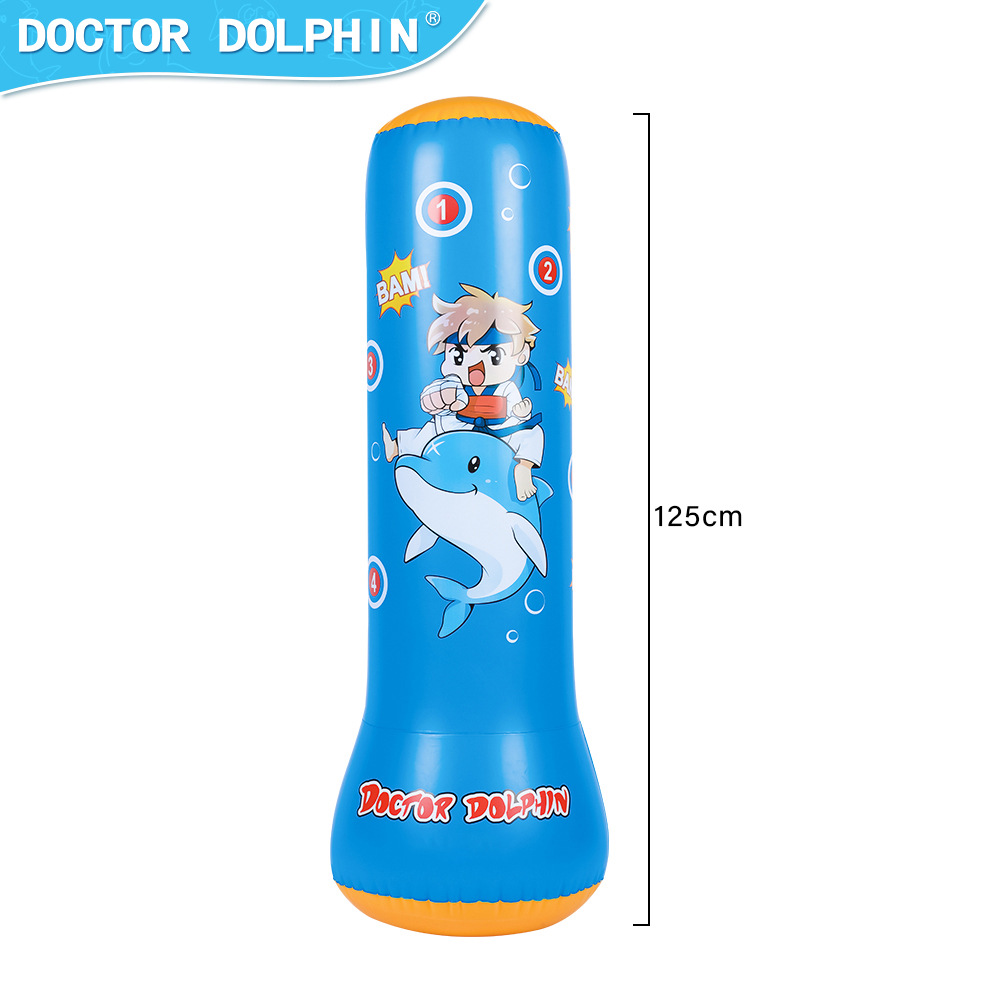 Đồ Chơi Đấm Bốc Cho Bé, Trụ Đấm Bốc Tự Cân Bằng Cao Cấp Tặng Kèm Bơm Hơi - Hàng Nhập Khẩu