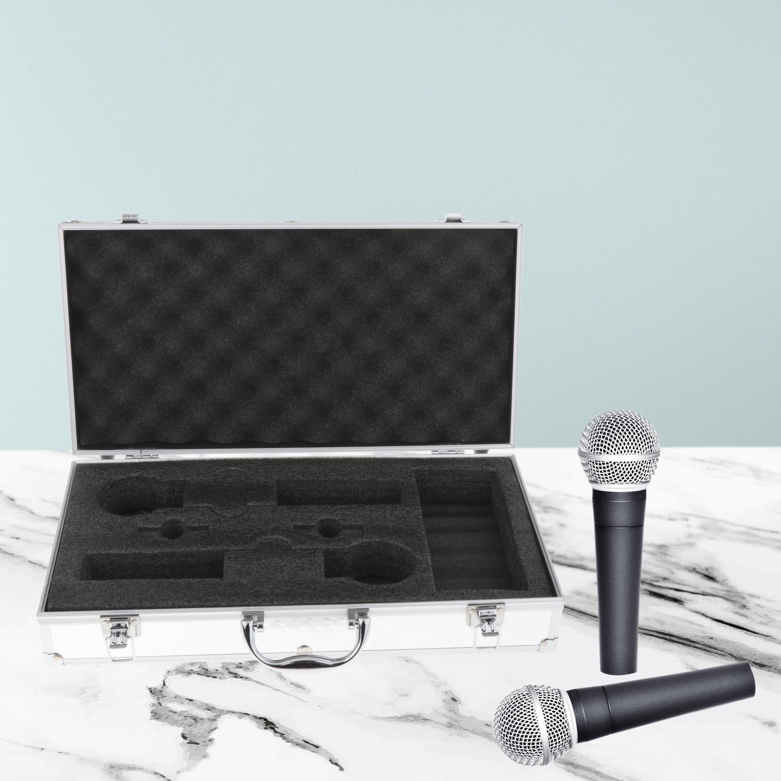 Microphone Case Mic Case Hard for Live Broadcast Control Room Singing
