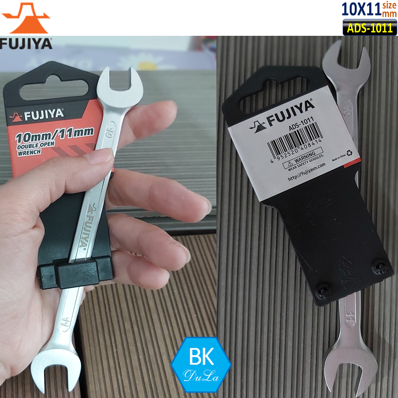 Cờ lê hai đầu miệng hở 10x11mm Fujiya Công nghệ Nhật Bản ADS-1011 Genuine Thép CR-V