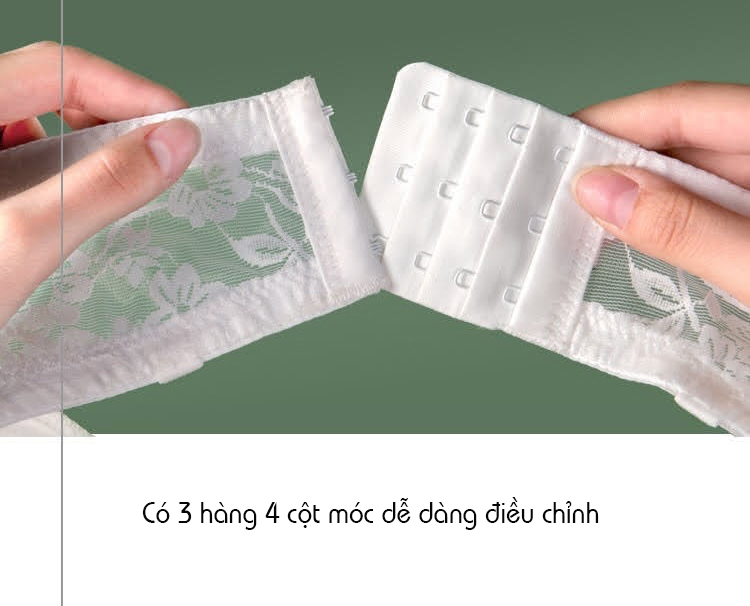Áo Lót Nữ Ren Mềm Không Dây Không Đệm Có Gọng Chống Tụt Hàng Loại 1 B226