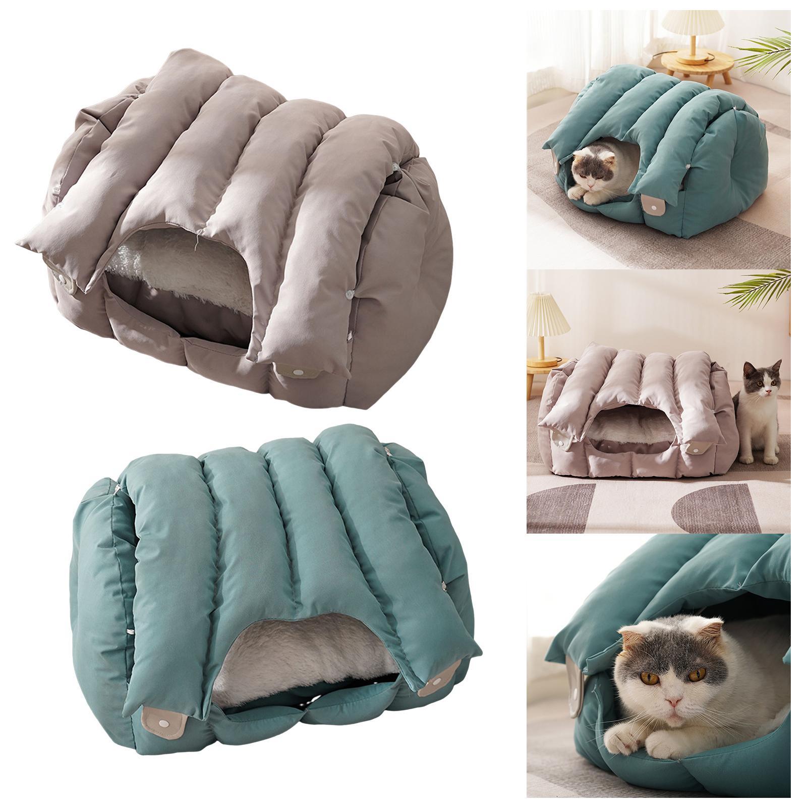 Large Cat Bed, Cushion Sleeping Bed Nest Supplies for Small Medium Dog Small Cats