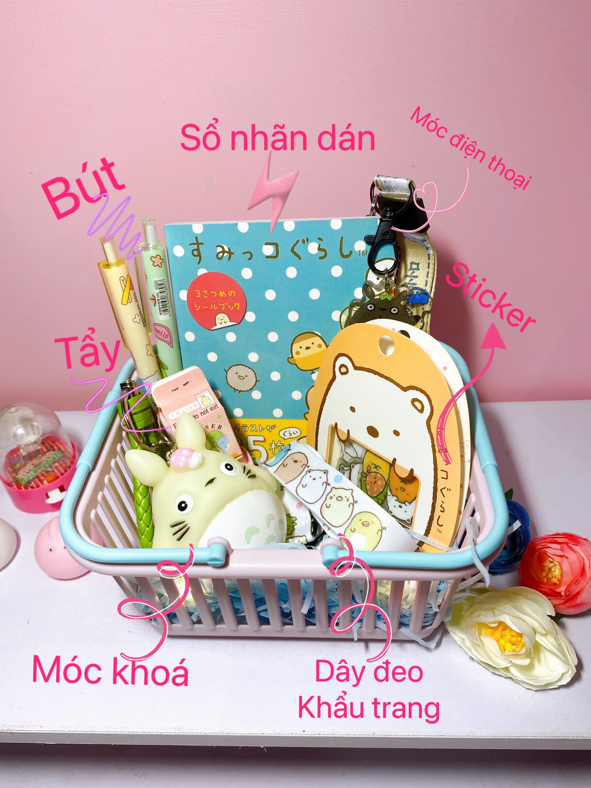 "Totoro đến rồi " Hộp quà Totoro đáng yêu dành cho bạn nữ
