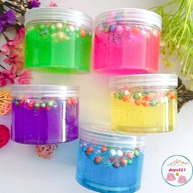 Slime hộp tròn 150ml charm cốm xốp NG0C TRAI màu thạch chất đẹp Đồ chơi slam chất nhầy ma thuật squishy