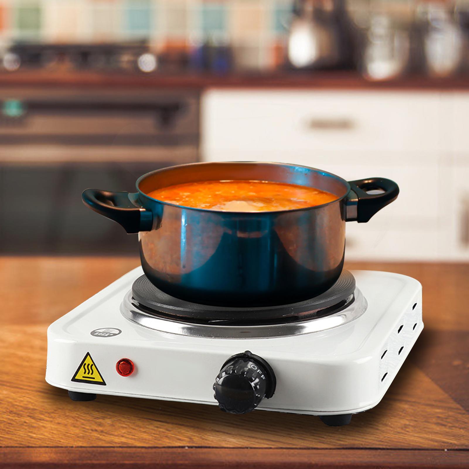Bếp điện từ 1000w thiết kế với 5 bánh răng nhiệt độ Nhỏ gọn và nhẹ,không kén nồi