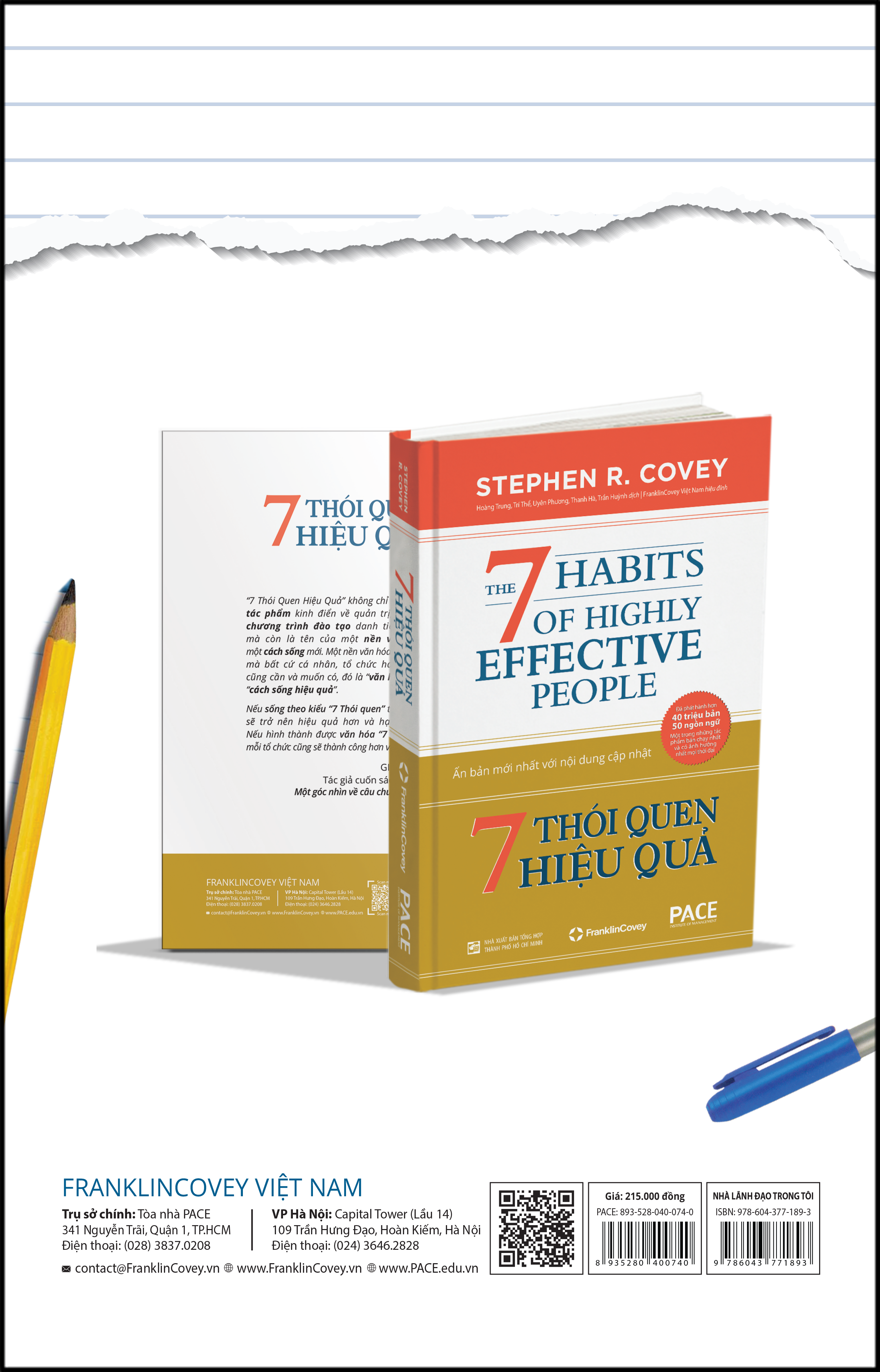 Sách PACE Books - Nhà lãnh đạo trong tôi (The Leader in Me) - Stephen R. Covey